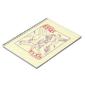 キューピッドとサイケギリシャ神話のクラシック ユニーク ノートブック (左側)