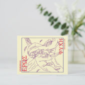 キューピッドとサイケギリシャ神話のクラシック ユニーク ポストカード (スタンド正面)