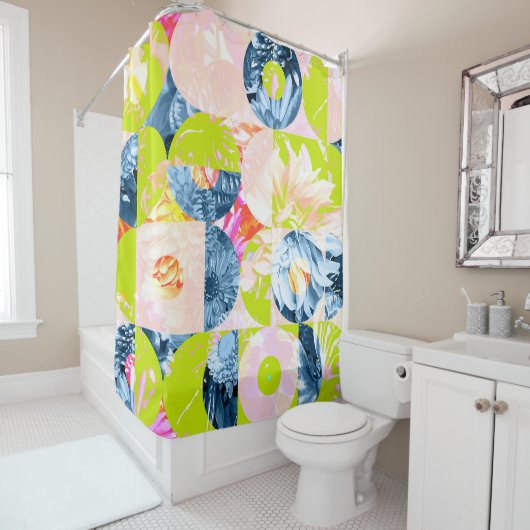 キューピッドとサイケ シャワーカーテン (インサイチュ)