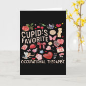 キューピッドのお気に入りの作業療法士 カード (黄色い花)