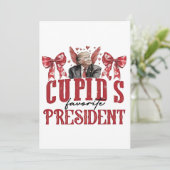 キューピッドのお気に入りの大統領 バレンタイン トランプ シーズンカード (スタンド正面)