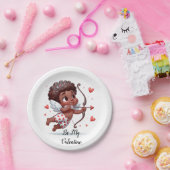 キューピッドのチャームベミーバレンタイン ペーパープレート (パーティー)