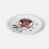 キューピッドのチャームベミーバレンタイン ペーパープレート (アングル)