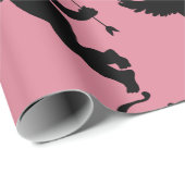 キューピッドのピンクの包装紙 ラッピングペーパー (ロールコーナー)