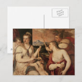 キューピッドの教育， c.1565 ポストカード (正面/裏面)