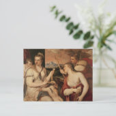 キューピッドの教育， c.1565 ポストカード (スタンド正面)