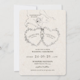 キューピッドの矢印結婚式招待状 招待状