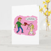 キューピッドの矢 カード (黄色い花)