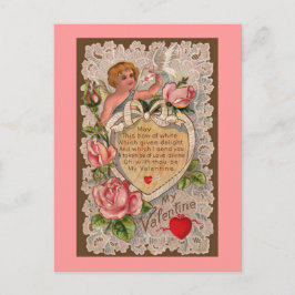 キューピッドの詩のポストカード ポストカード