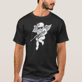 キューピッドはカラシニコフ自動小銃のライフル銃との撃ちます Tシャツ