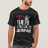 キューピッドは疲れた Tシャツ (正面)