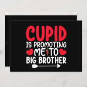 キューピッドは私をバレンタインのビッグブラザーに昇進させている 招待状 (正面/裏面)