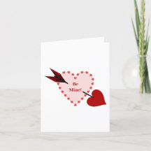 キューピッドアロースルーハートへマインバレンタインデー