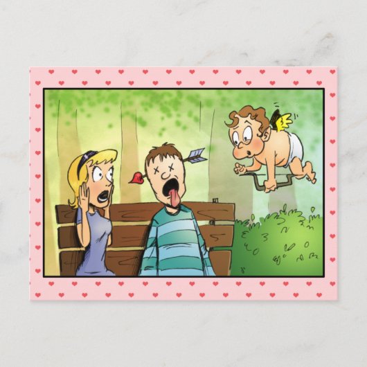 キューピッドアローバレンタイン シーズンポストカード (正面)