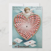 キューピッドエンジェル万華鏡のように千変万化するパターン結婚式招待状 招待状 (正面)