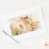 キューピッドエンジェルI長方形ステッカー 長方形シール (封筒)