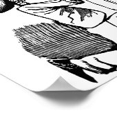 キューピッドカラベラ、スケルトン愛好家c.1900年代 ポスター (角)