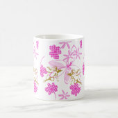 キューピッドギンガムフローラ コーヒーマグカップ (中央)