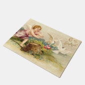 キューピッドチェルブエンジェルドヴェハート ドアマット (アングル)