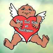 キューピッドデカールパーソナライズされたラブハグスウィンドウニクイ ウィンドウサイン (シート3)