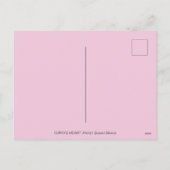 キューピッドドラゴン、ハートと矢印ファンタジーバレンタイン シーズンポストカード (裏面)