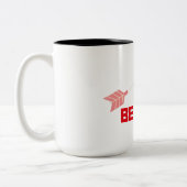 キューピッドハートアローBe Mine ツートーンマグカップ (左)