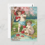 キューピッドハートツリー池 ポストカード (正面/裏面)