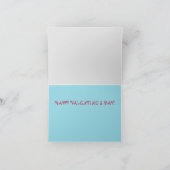 キューピッドハートバレンタインBEマイニングカードレッド&ブルー カード (内部)