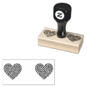 キューピッドハートラブエンジェルアロー ラバースタンプ (押印)