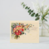 キューピッドハートヴィンテージバレンタインポストカード ポストカード (スタンド正面)