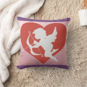 キューピッドハート装飾用クッション クッション (ブランケット)