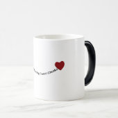 キューピッドハート魔法マグカップ – スマイルスウィートチーク モーフィングマグカップ (正面右)