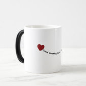 キューピッドハート魔法マグカップ – スマイルスウィートチーク モーフィングマグカップ (正面左)