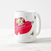 キューピッドバレンタインハートマグ コーヒーマグカップ (正面右)