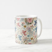 キューピッドパターン コーヒーマグカップ (正面右)