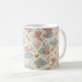 キューピッドパターン コーヒーマグカップ (正面右)