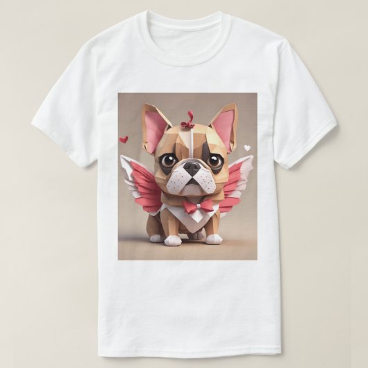 キューピッドフレンチー Tシャツ (デザイン正面)