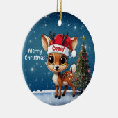 キューピッドベイビーシカ🦌 🎄 セラミックオーナメント (右)