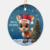 キューピッドベイビーシカ🦌 🎄 セラミックオーナメント (左)