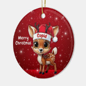 キューピッドベイビーシカ🦌 🎄 セラミックオーナメント (左)