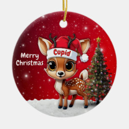 キューピッドベイビーシカ🦌 🎄 セラミックオーナメント