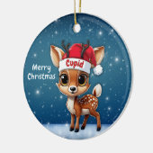 キューピッドベイビーシカ🦌 🎄 セラミックオーナメント (左)
