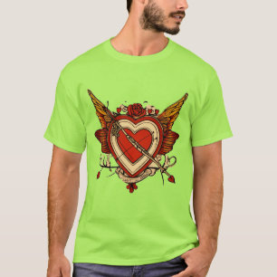 キューピッドラブアローTシャツデザイン Tシャツ