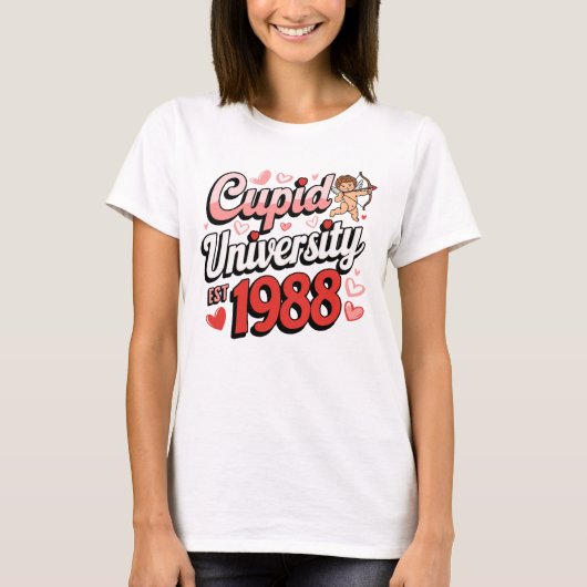 キューピッド大学: 愛の学び舎 Tシャツ (正面)