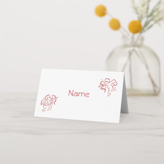 キューピッド座席表 プレイスカード (正面)