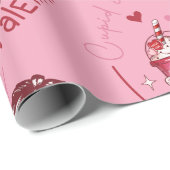 キューピッド愚かなスカルハート反バレンタイン ラッピングペーパー (ロールコーナー)