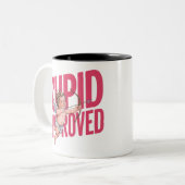 キューピッド承認済み ツートーンマグカップ (正面左)