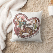 キューピッド私をカウボーイ見つける クッション (ブランケット)