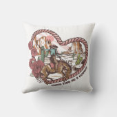 キューピッド私をカウボーイ見つける クッション (裏面)