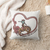 キューピッド私をカウボーイ見つける クッション (ブランケット)